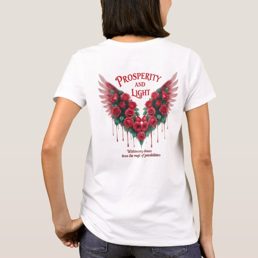 "VOORSPOED EN LICHT" T-SHIRT (Achterkant)