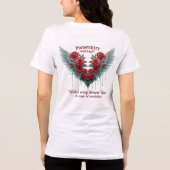 "VOORSPOED EN LICHT" Tri-Blend SHIRT (Achterkant)