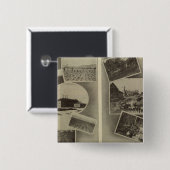 Voorspoed in de landbouw, Oregon Vierkante Button 5,1 Cm (Voorkant /achterkant)