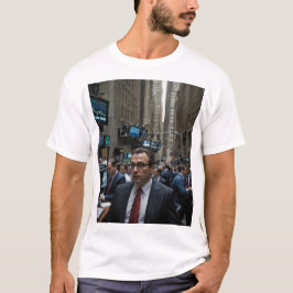 Voorspoed in financiële chaos: Wall Street’s Maste T-shirt