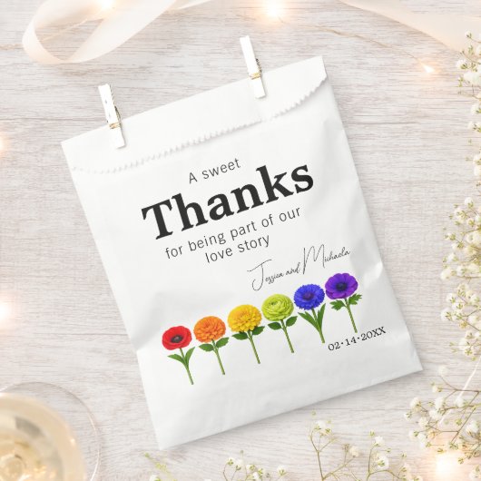 🌈💍Voorspoed Samen Bedankzakje (Geknipt)