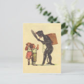 Voorsprong met Krampus Briefkaart (Staand voorkant)