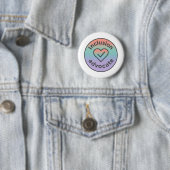 Voorstander van Inclusie Ronde Button 5,7 Cm (In situ)