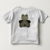 Voorste achterste beer kinder shirts (Achterkant)