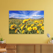 Voorste bergketen van de Rocky Mountains Canvas Afdruk (Insitu (Woonkamer))