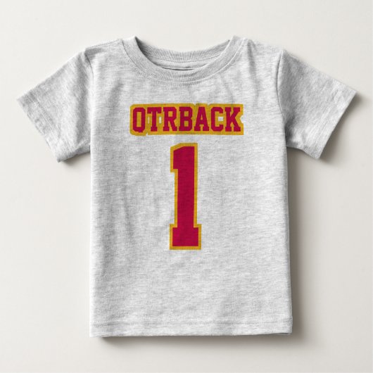 Voorste GRAY CRIMSON GOLD Crewneck Football Outfit (Voorkant)