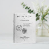 Voorste Hoesje, Eerste editie van 'Les Fleurs du Briefkaart (Staand voorkant)