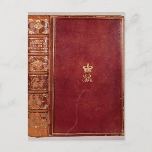 Voorste Hoesje van Johnson's Dictionary Briefkaart (Voorkant)