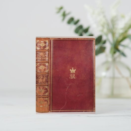 Voorste Hoesje van Johnson's Dictionary Briefkaart (Staand voorkant)