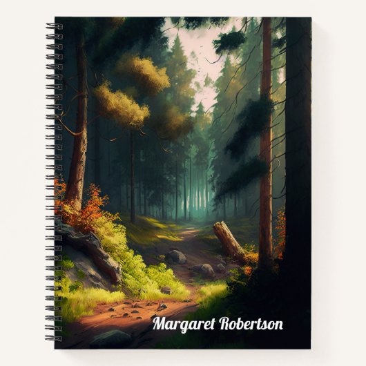 Voorste landschap notitieboek (Voorkant)