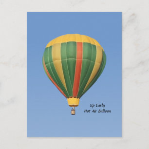 Voorste luchtballon briefkaart
