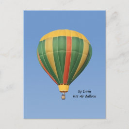 Voorste luchtballon briefkaart