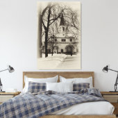 Voorste poort van het Moskouse museum-reservaat Ko Canvas Afdruk (Insitu (Slaapkamer))