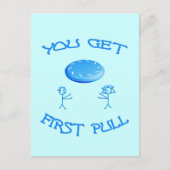 Voorste Pull Frisbee Briefkaart (Voorkant)
