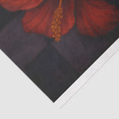 Voorste schedel en Hibiscus Decoupage Papier (Detail)