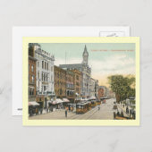 Voorste St., Worcester, Massachusetts  Briefkaart (Voorkant / Achterkant)