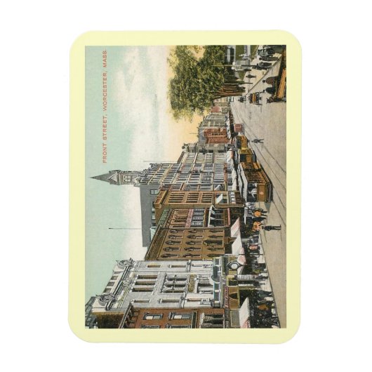 Voorste St., Worcester, Massachusetts  Magneet (Verticaal)