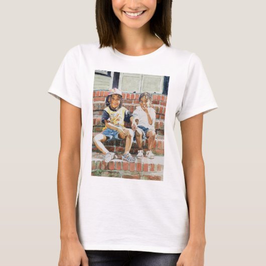 Voorste stap 2002 t-shirt (Voorkant)