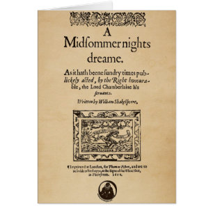 Voorste stuk van de A MidSummer Nights Dream Quart