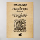 Voorste stuk van de A MidSummer Nights Dream Quart Poster (Voorkant)