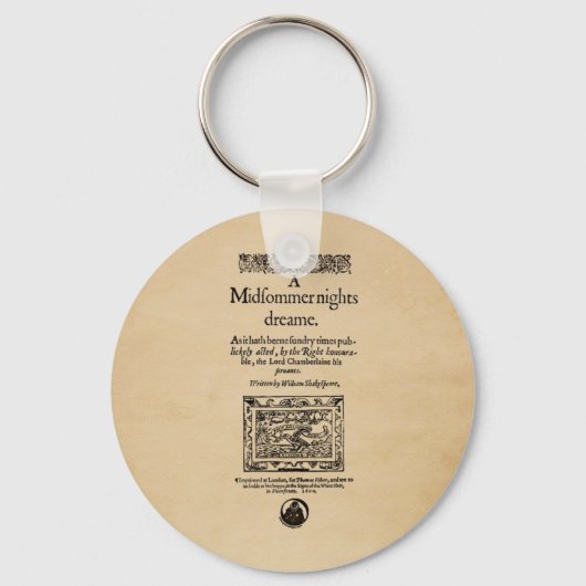 Voorste stuk van de A MidSummer Nights Dream Quart Sleutelhanger (Voorkant)