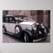 Voorste Uitzicht van 1936 Rolls Royce 20/25 Poster (Voorkant)