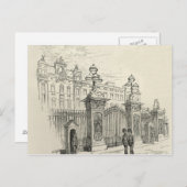 Voorste uitzicht van Buckingham Palace Briefkaart (Voorkant / Achterkant)