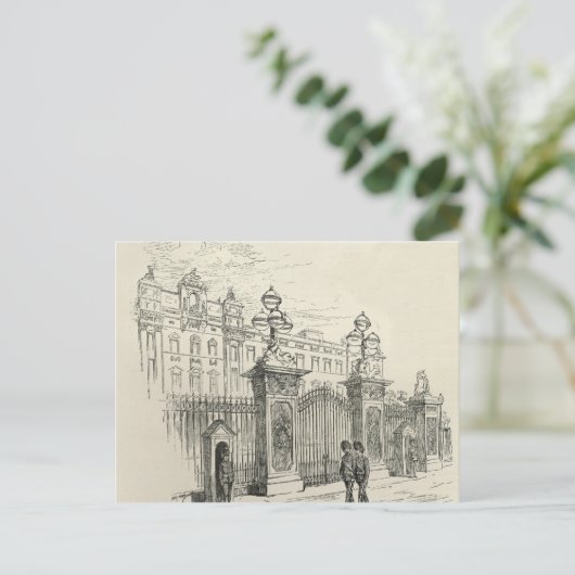 Voorste uitzicht van Buckingham Palace Briefkaart (Staand voorkant)