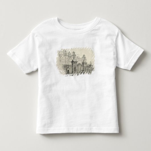 Voorste uitzicht van Buckingham Palace Kinder Shirts (Voorkant)