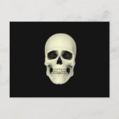 Voorste Uitzicht van de menselijke schedel Briefkaart (Voorkant)