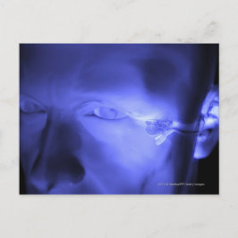 Voorste uitzicht van het binnenoor briefkaart