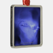 Voorste uitzicht van het binnenoor metalen ornament (Rechts)