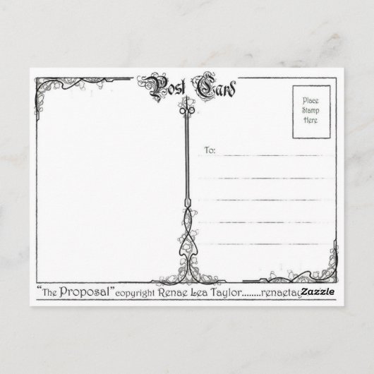 Voorstel Briefkaart (Achterkant)