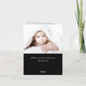 voorstel-Godparent | Navy Blue Multi Photo Kaart (Achterkant)