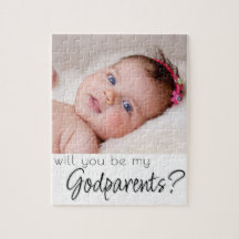 voorstel-Godparent | Zwart script op witte foto