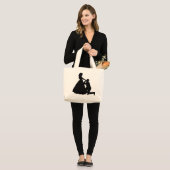 VOORSTEL GROTE TOTE BAG (Voorkant (model))