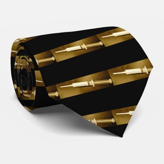 Voorstel in Sepia Stropdas (Opgerold)