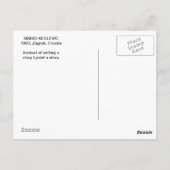 Voorstel, Mario Keglevic Art Briefkaart (Achterkant)