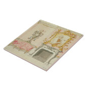 Voorstel voor een binnenruimte voor tekeningen, 17 tegeltje (Zijkant)