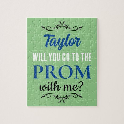 Voorstel voor Him Prom of Homecoming Custom Jigzaa Legpuzzel (Verticaal)