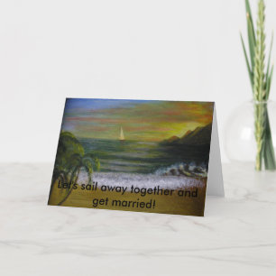 Voorstel voor huwelijk kaart