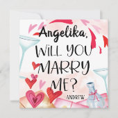 Voorstel voor huwelijk | Wil je me trouwen? Aangep (Voorkant)