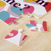 Voorstel voor kleurrijk grafisch ontwerp legpuzzel (Zijkant)