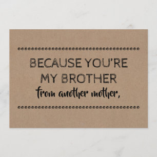 Voorstel voor moderne GROOMSMAN / BEST MAN Funny V Kaart