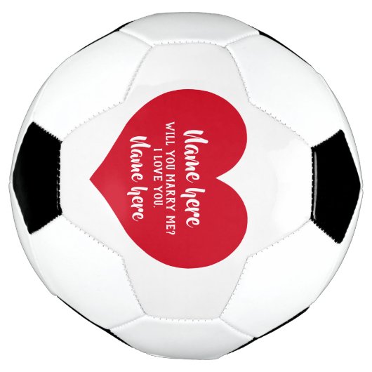 Voorstel voor rood hart voetbal (Gedraaid)