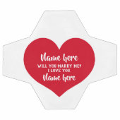 Voorstel voor rood hart voetbal (Enkel)