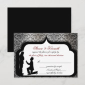 Voorstel voor RSVP-kaarten voor een homohuwelijk/c Kaart (Voorkant / Achterkant)