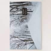 Voorstel voor tweewielig winterhuwelijk puzzel legpuzzel (Verticaal)