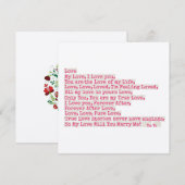 Voorstel/Wil je me trouwen? (Voorkant / Achterkant)