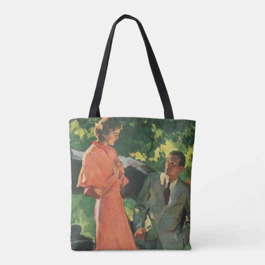  voorstel; wil je me trouwen? tote bag (Achterkant)